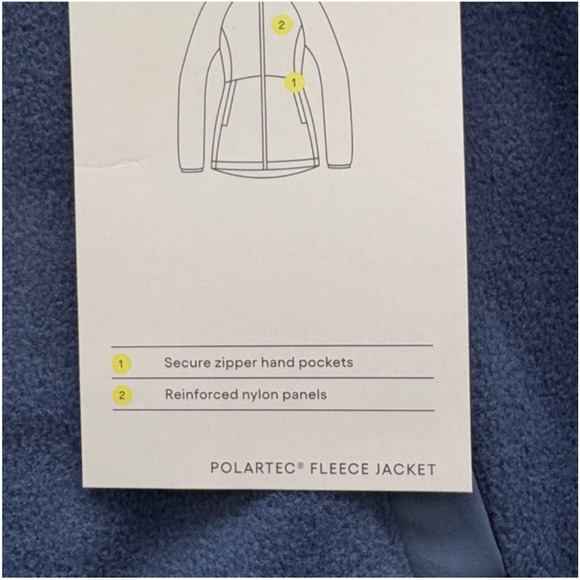 MEN'S Polartec Fleece Jacket - All In Motion, Full Zip X-Large - Picture 5 of 9